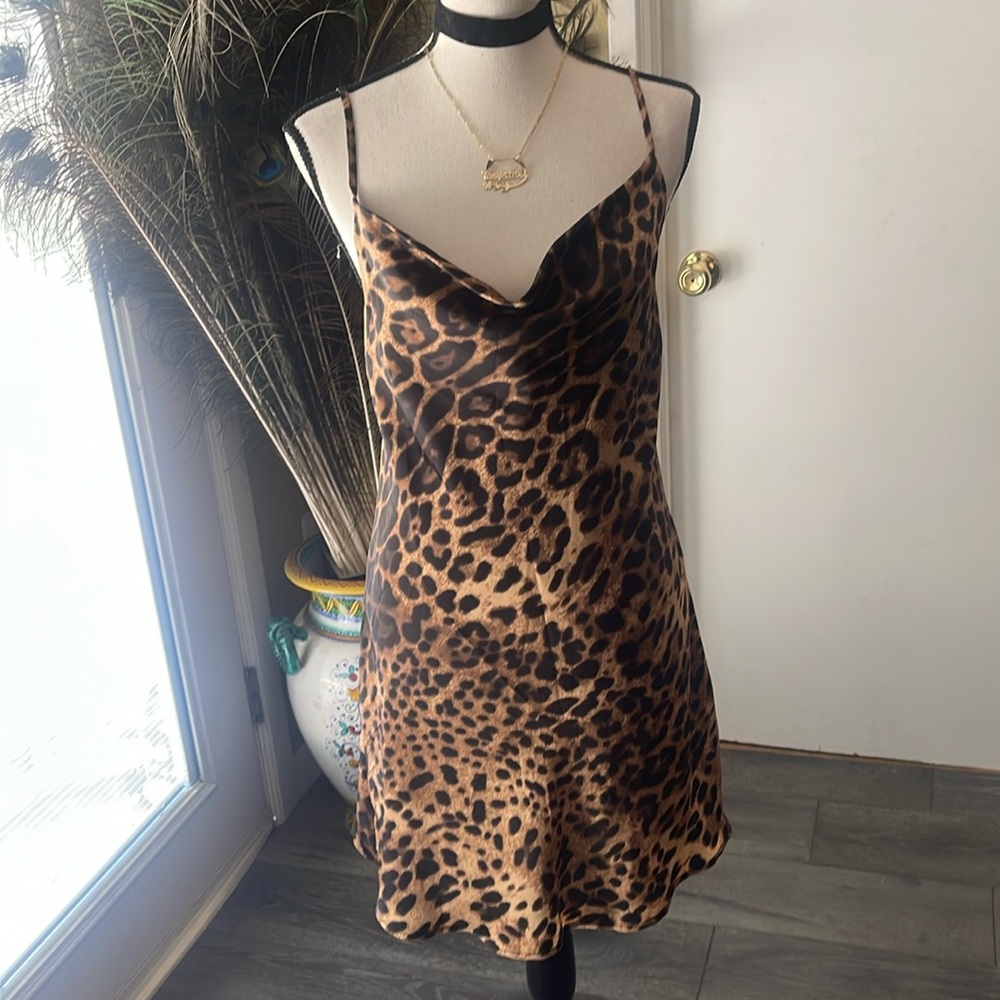 Cheetah mini dress